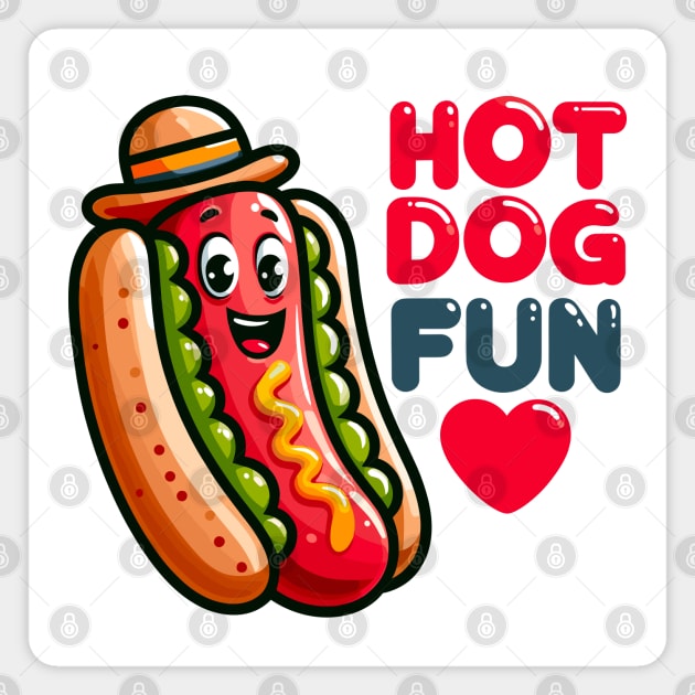 Hotdog Fun Magnet by SimplyIdeas